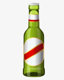 Cartoon Beer Bottle Clipart - Clip Art Beer Bottle Png, Transparent Png, Transparent PNG