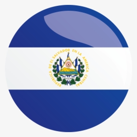 El Salvador Flag Round, HD Png Download, Transparent PNG