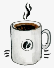 Transparent Acuarela Png - Coffee Logo Png Cartoon, Png Download, Transparent PNG
