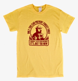 Smokey Bear Tshirt - Buckaroo Banzai T Shirt, HD Png Download, Transparent PNG