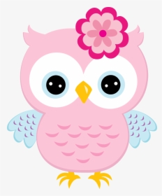 Cute Blue Cartoon Baby Owl Poster - Owl Clipart Png, Transparent Png, Transparent PNG