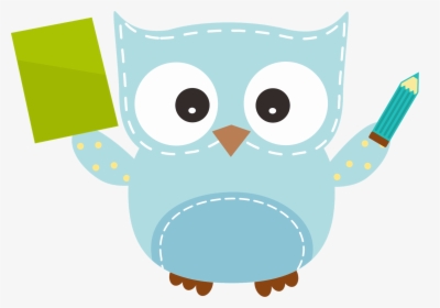 Owls Clipart Kid - Owl Writing Clip Art, HD Png Download, Transparent PNG