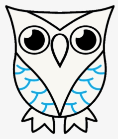 How To Draw Owl - Cute Owl Drawing Easy, HD Png Download, Transparent PNG