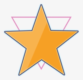 Gold Star Sticker - Transparent Png Gold Star Sticker, Png Download, Transparent PNG