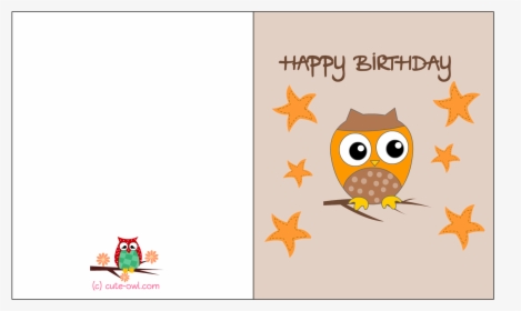 Happy Birthday Free Printable Birthday Cards Cute, HD Png Download, Transparent PNG