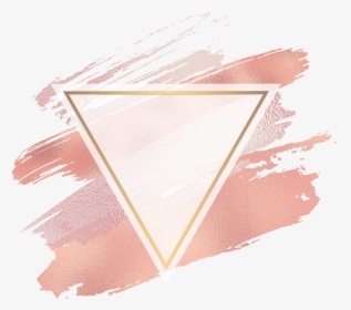 #triangle #pink #gold #brush #glitter #geometric #colorful - Miniminter, HD Png Download, Transparent PNG