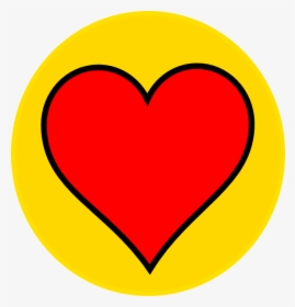 Transparent Orange Heart Png - Red And Yellow Heart, Png Download, Transparent PNG