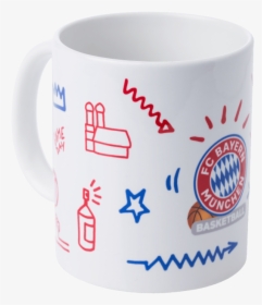 Basketball Mug Scribbles - Coffee Cup, HD Png Download, Transparent PNG