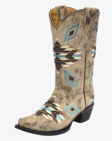 Kid S Corral Aztec Pattern Boot - Cowboy Boot, HD Png Download, Transparent PNG