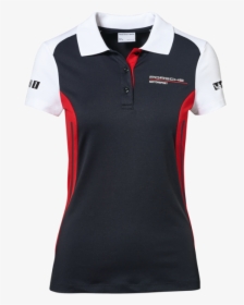 Red And Black Polo Shirts Women, HD Png Download, Transparent PNG