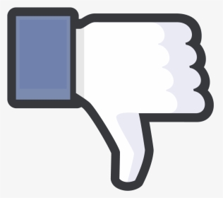 Facebook Thumbs Down Icon Black Outline - Symbol Thumbs Down Facebook, HD Png Download, Transparent PNG