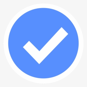 Blue Tick In Circle, HD Png Download, Transparent PNG