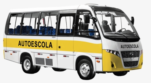 Clip Art Autoescola Cfc Unidades Especiais - Micro Onibus Auto Escola, HD Png Download, Transparent PNG