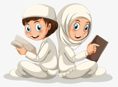Muslim Children - Muslim Brother And Sister, HD Png Download, Transparent PNG