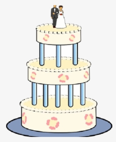 Wedding Cake Clipart Free , Transparent Cartoons - Wedding Cake, HD Png Download, Transparent PNG