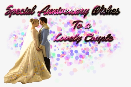 Special Anniversary Wishes To A Couple Png Free Images - Kit And Cinderella Wedding, Transparent Png, Transparent PNG