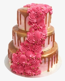 Clip Art Pink Gold Cakes - Cake Images Hd Png, Transparent Png, Transparent PNG