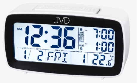 Digital Alarm Clock Jvd Sb82 - Radio Clock, HD Png Download, Transparent PNG
