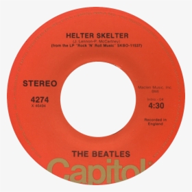 Helter Skelter By The Beatles B-side Label Us Vinyl - Label, HD Png Download, Transparent PNG
