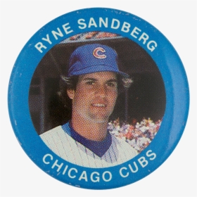 Ryne Sandberg Chicago Cubs Sports Button Museum - Emblem, HD Png Download, Transparent PNG