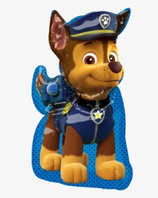 Transparent Chase Paw Patrol Png - Chase Paw Patrol Balloon, Png Download, Transparent PNG
