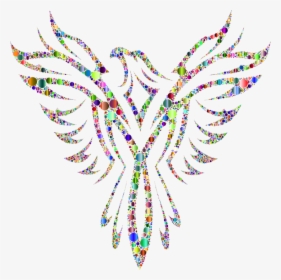Phoenix, Bird, Circles, Animal, Creature, Myth - Blue Phoenix Bird Logo, HD Png Download, Transparent PNG