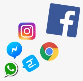 Messenger Icon Instagram - Social Media Png For Picsart, Transparent Png, Transparent PNG