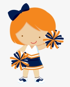 Cheerleading Clipart Cute Cheer - Clipart Cheerleader, HD Png Download, Transparent PNG