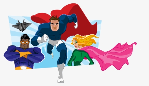 Clipart Dolphin Superhero - Writing Superheroes, HD Png Download, Transparent PNG