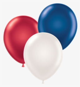 Picture 1 Of - Red Blue And White Metallic Balloons, HD Png Download, Transparent PNG