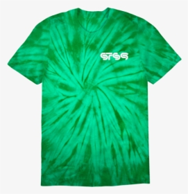 Green Tie Dye T Shirt, HD Png Download, Transparent PNG