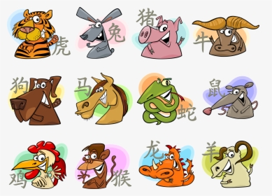 Free Chinese Zodiac Clipart, HD Png Download, Transparent PNG