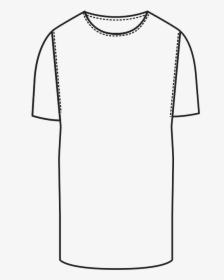 Longline T Shirt Template, HD Png Download, Transparent PNG