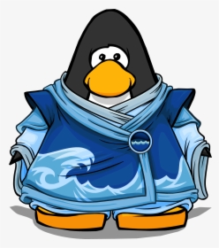 Waterfall Coat Pc - Club Penguin Water Ninja Suit, HD Png Download, Transparent PNG