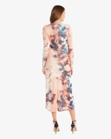 Tie Dye Dress In Colour Peach Melba - Photo Shoot, HD Png Download, Transparent PNG