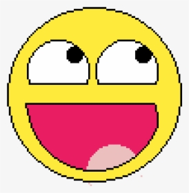 The Lol Face - Geometry Dash Faces Gif, HD Png Download, Transparent PNG