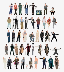 Transparent Johnny Depp Png - Iconic Film Characters, Png Download, Transparent PNG