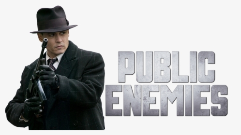 Download Johnny Depp Transparent Png - Public Enemies Logo Movie, Png Download, Transparent PNG
