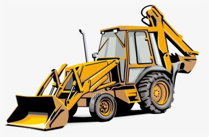Backhoe Loader Sticker Heavy Equipment Excavator - Excavator Sticker, HD Png Download, Transparent PNG