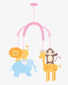 Transparent Crib Png - Baby Mobile Clip Art, Png Download, Transparent PNG