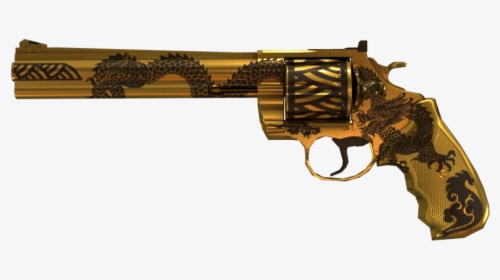 Gold Gun Png - Firearm, Transparent Png, Transparent PNG