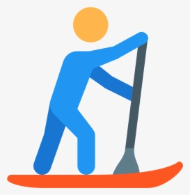 Stand Up Paddle Icon, HD Png Download, Transparent PNG