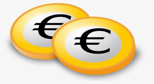 Euro Coins Clip Arts - Euro Coin Clipart, HD Png Download, Transparent PNG