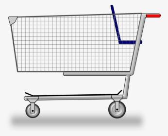 Angle,area,material - Empty Shopping Cart Clipart, HD Png Download, Transparent PNG
