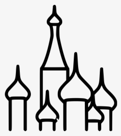 St Basil Cathedral Moscow - St. Basil's Cathedral, HD Png Download, Transparent PNG