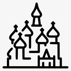 Saint Basil - Russian Building Icon, HD Png Download, Transparent PNG