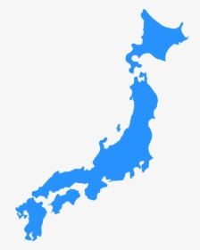 Transparent Japan Map Icon , Transparent Cartoons - Japan Map Silhouette, HD Png Download, Transparent PNG