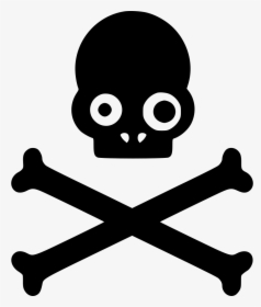Tattoo Bones Head Sceleton Death Pirate - Skull And Crossbones Transparent, HD Png Download, Transparent PNG