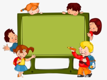 Vector Frame Clipart Child - Clipart Kids Background, HD Png Download, Transparent PNG