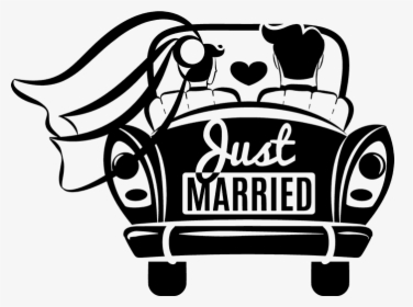 Transparent Just Married Png - Just Married Car Png, Png Download, Transparent PNG